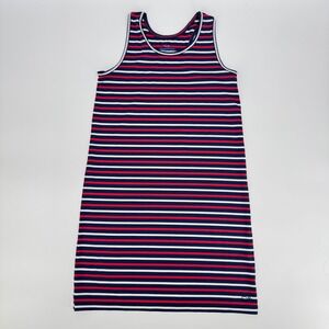 Vineyard Vines Girls Striped Sleeveless‎ Tank Dress Red White Blue Size L